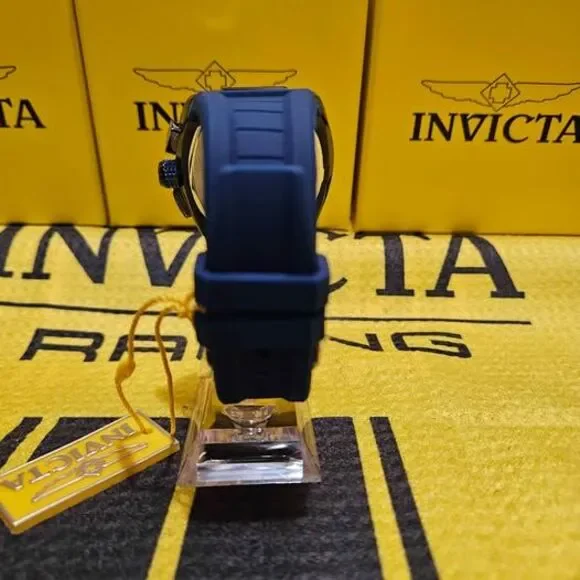 Invicta Racing Men's Chronograph GMT Quartz Blue Dial Mens Watch 48475